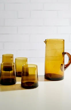 Verve Culture Glassware|Moroccan Cone Jug