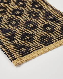 Cabana Place Settings & Linens|Moroccan Placemat in Black