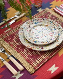 Cabana Place Settings & Linens|Moroccan Placemat in Red