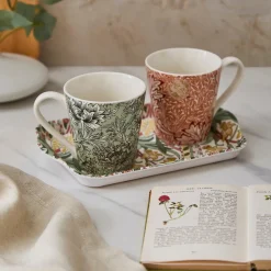 Spode Dinnerware|Morris & Co. Mug & Tray Set