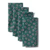 Maria Louise Cottage Place Settings & Linens|Moss & Berry Napkins in Green, Set of 4