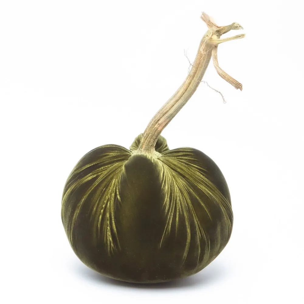 Hot Skwash Living|Décor|Moss Silk Velvet Pumpkin