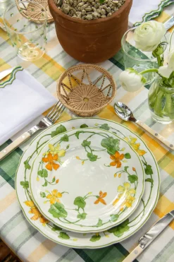 Esencial Hogar Place Settings & Linens|Multicolor Plaid Rectangular Tablecloth