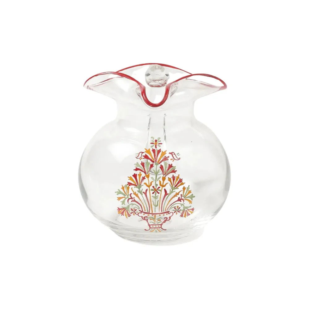 Cabana Glassware|Murano Benaki Hand-Painted Jug