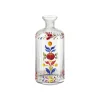 Cabana Glassware|Murano Hand-Painted Oil Bottle in Blue Multi