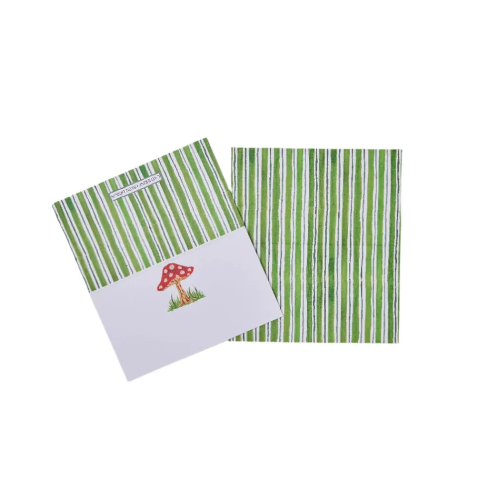 Catherine Owen Design Place Settings & Linens|Mushroom Place Cards, Set of 12