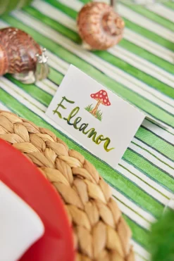 Catherine Owen Design Place Settings & Linens|Mushroom Place Cards, Set of 12