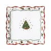 Prouna Dinnerware|My Noel 9" Lace Square Tray
