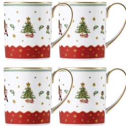 Prouna Dinnerware|My Noel Mug, Set of 4