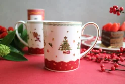 Prouna Dinnerware|My Noel Mug, Set of 4