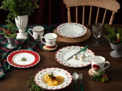 Prouna Dinnerware|My Noel Salad & Dessert Plate, Set of 4