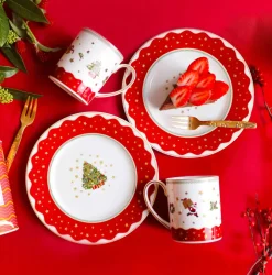Prouna Dinnerware|My Noel Salad / Dessert Plate