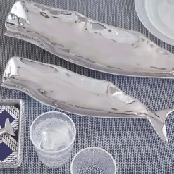 Mariposa Dinnerware|Nantucket Whale Small Dish