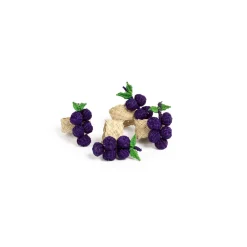 Sharland England Wicker|Place Settings & Linens|Napkin Rings Grape, Set Of 4
