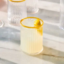 Juliska Glassware|Nell Double Old Fashioned in Daffodil