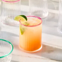 Juliska Glassware|Nell Double Old Fashioned in Blush