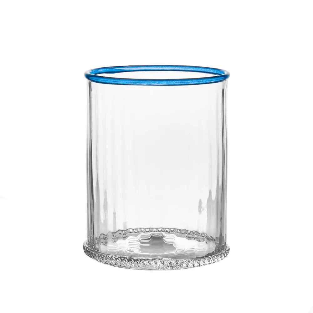 Juliska Glassware|Nell Double Old Fashioned Assorted, Set of 4 in Multi