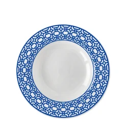 Caskata Dinnerware|Newport Garden Gate Rimmed Soup Bowl