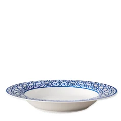 Caskata Dinnerware|Newport Garden Gate Rimmed Soup Bowl
