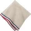 Caravan Place Settings & Linens|Normandy Napkins in Red, Natural, & Blue Stripes, Set of 4