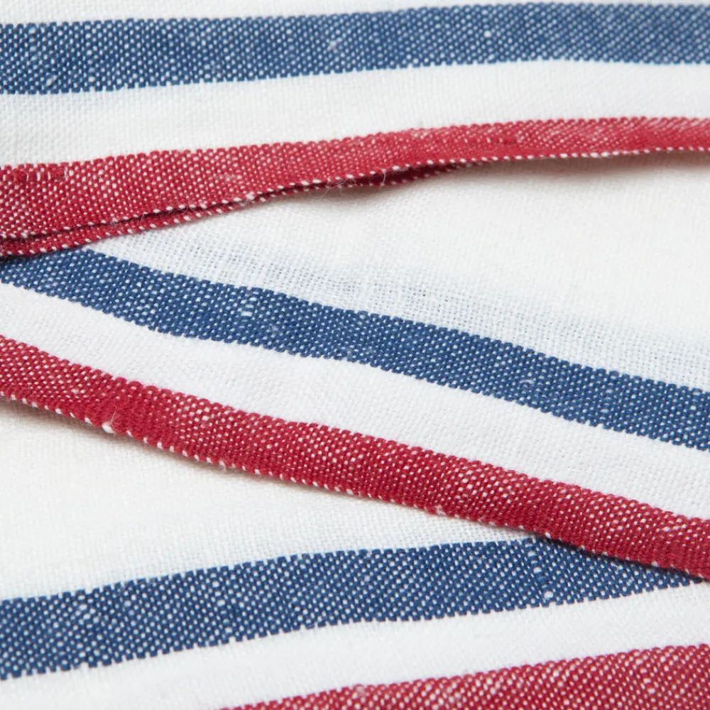 Caravan Place Settings & Linens|Normandy Napkins in Red, White, & Blue Stripes, Set of 4