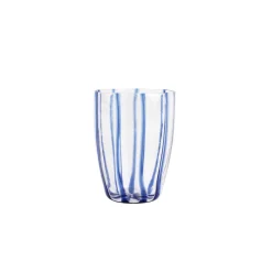 VIETRI Glassware|Nuovo Stripe Blue Tall Tumbler