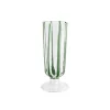 VIETRI Glassware|Nuovo Stripe Green Champagne Glass