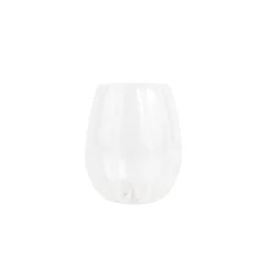 VIETRI Glassware|Nuovo Stripe White Stemless Wine Glass
