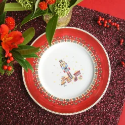 Prouna Dinnerware|Nutcracker Salad / Dessert Plate, Set of 4