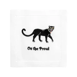 August Morgan Place Settings & Linens|On The Prowl Cocktail Napkins, Set of 4
