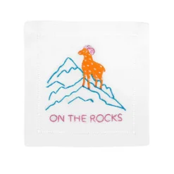 August Morgan Place Settings & Linens|On The Rocks Cocktail Napkins, Set of 4