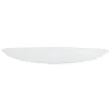 VIETRI Dinnerware|Onda Glass White Long Oval Bowl