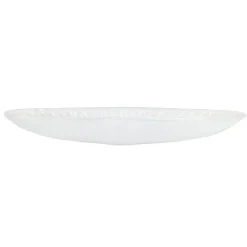 VIETRI Dinnerware|Onda Glass White Long Oval Bowl