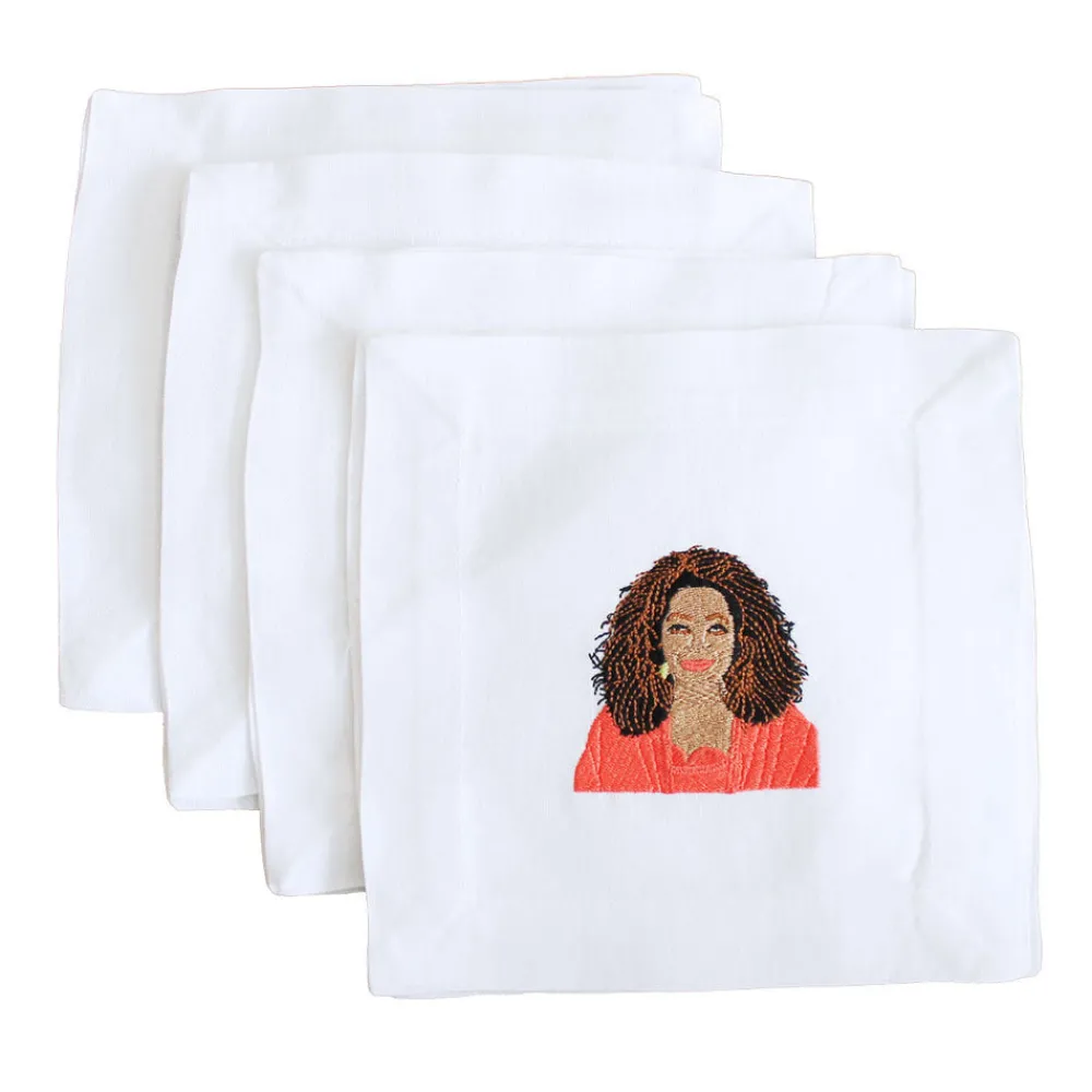 Lettermade Place Settings & Linens|Oprah Cocktail Napkins