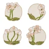 Kim Seybert Place Settings & Linens|Orchid Coasters in Multi, Set of 4 in a Gift Bag