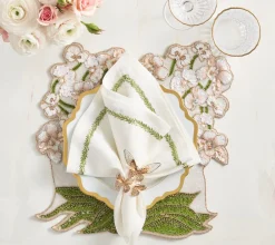 Kim Seybert Place Settings & Linens|Orchid Placemat in Multi, Set of 2