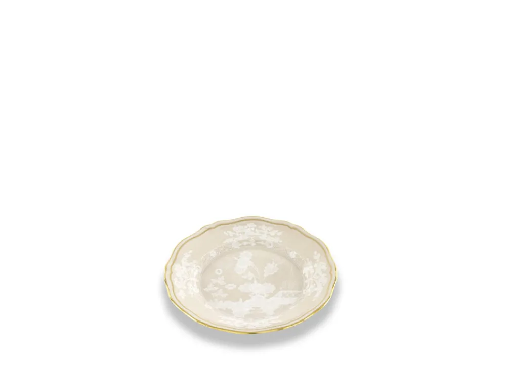 Ginori 1735 Dinnerware|Oriente Italiano Antico Doccia Flat Bread Plate in Meringa