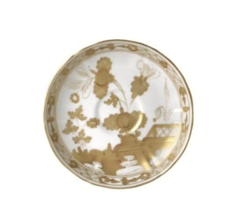 Ginori 1735 Dinnerware|Oriente Italiano Coffee Saucer in Aurum