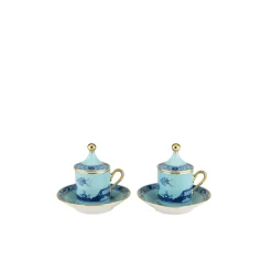 Ginori 1735 Dinnerware|Oriente Italiano Coffee Set in Iris