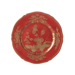 Ginori 1735 Dinnerware|Oriente Italiano Dessert Plate in Rubrum