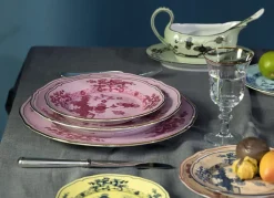 Ginori 1735 Dinnerware|Oriente Italiano Dessert Plate in Porpora