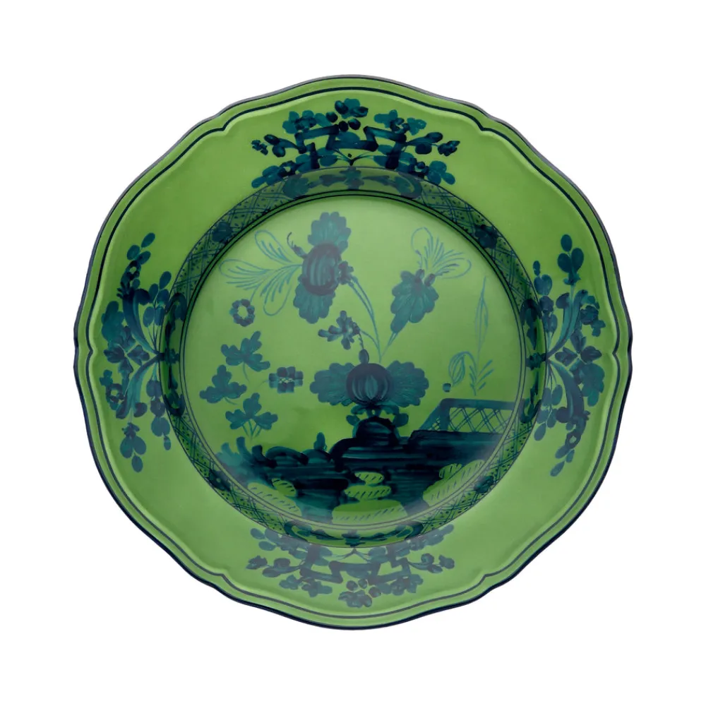 Ginori 1735 Dinnerware|Oriente Italiano Dinner Plate in Malachite