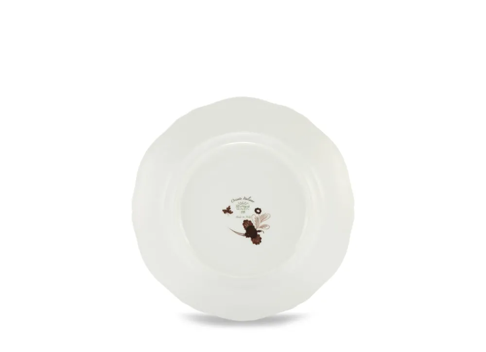Ginori 1735 Dinnerware|Oriente Italiano Dinner Plate in Castagna