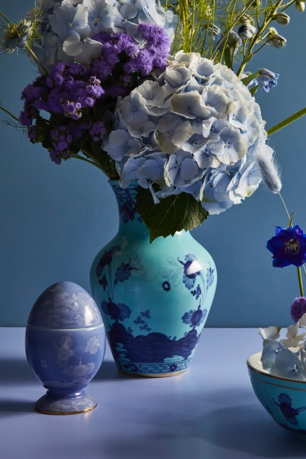 Ginori 1735 Dinnerware|Oriente Italiano Egg With Cover in Albus