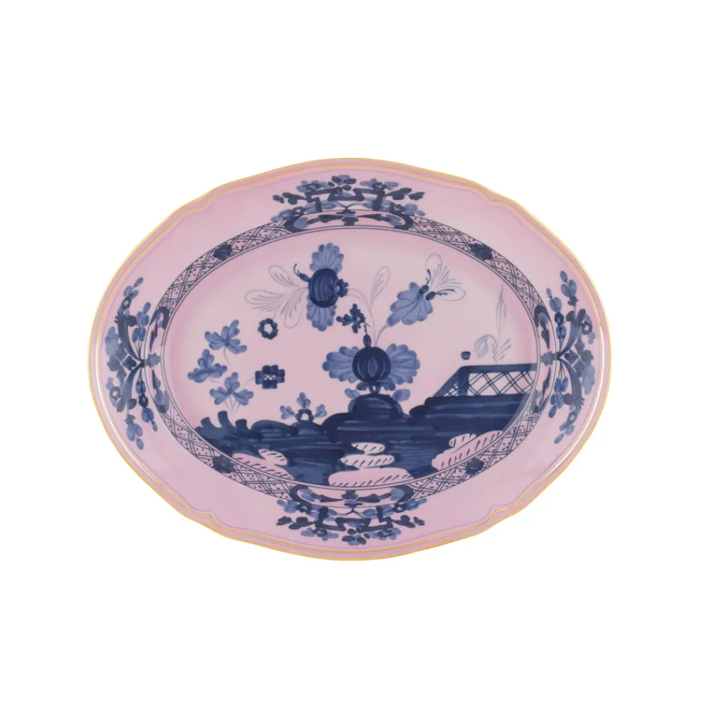 Ginori 1735 Dinnerware|Oriente Italiano Large Oval Platter in Azalea