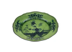 Ginori 1735 Dinnerware|Oriente Italiano Large Oval Platter in Malachite