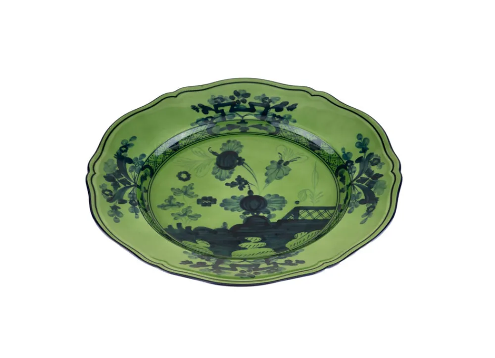 Ginori 1735 Dinnerware|Oriente Italiano Large Oval Platter in Malachite