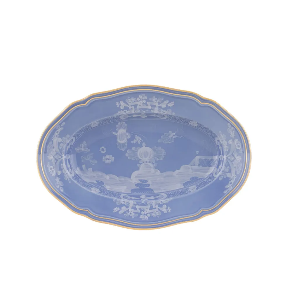 Ginori 1735 Dinnerware|Oriente Italiano Oval Platter in Pervinca