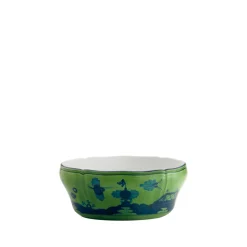Ginori 1735 Dinnerware|Oriente Italiano Oval Salad Bowl in Malachite