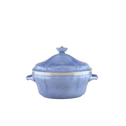 Ginori 1735 Dinnerware|Oriente Italiano Oval Tureen With Cover in Pervinca